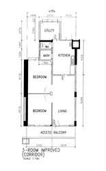 Blk 11 BOON KENG VILLE (Kallang/Whampoa), HDB 3 Rooms #547412611
